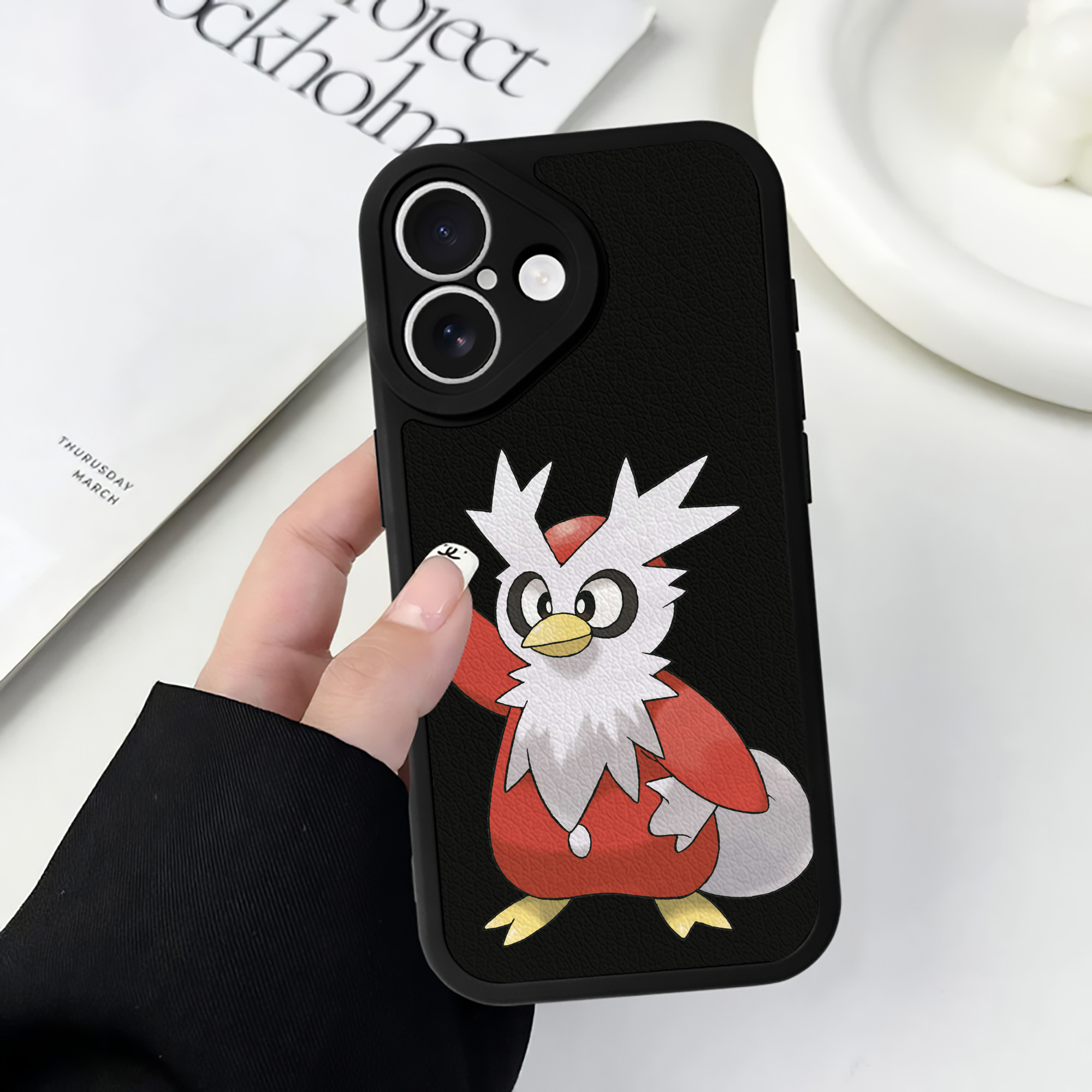 （画像用） ポケットモンスター Pokémon 【iPhone 16シリーズ対応】シリコンスマホケース（レザー調） 材質：シリコン